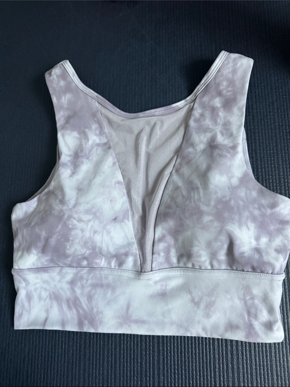 POPFLEX Tie-Dye Lavender Sports Bra, Medium, Excellent Condition